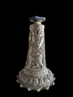 Antique Islamic Shiraz Persian 84 Silver Handle Lapis Lazuli Seal Stamp Signed