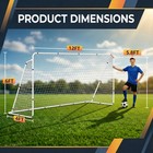Portable Soccer Goal For Backyard 12 x6  Kids Adults Soccer Net And Frame W bag