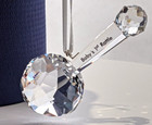 Swarovski Baby s First Rattle Crystal Christmas Ornament 5492220  genuine  New 