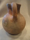 Clay Pot Pitcher Jug Handmade Central South American 4 1 2  T Antique Vintage 