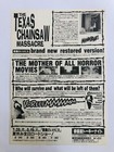 The Texas Chainsaw Massacre Restored Tobe Hooper Movie Flyer Mini Poster Japan