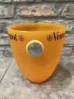 Vintage Veuve Clicquot Champagne Orange Acrylic Ice Bucket Cooler