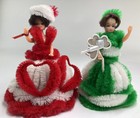Vintage Handmade Doll Crafted From Chenille Stems   Valentine   St Patrick s Day