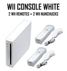 Nintendo Wii Console White   Two Voomwa Remotes   Plays Gamecube Games   Usa