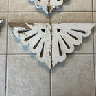Lot Of 9 Matching Antique Chippy White Porch Corbels- 12 X 12 -arch  Salvage