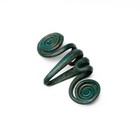 Huge Ancient Celtic Bronze Pendant Spiral Circa 500 Bce Rare Koban 1