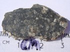 2 05 Grams Touat 005 Lunar Meteorite 32x18x1 5mm Slice  the Stained Glass Lunar 