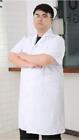 S-7xl Oversize Doctor Nurse Work Clothes Coat Medical Lab Uniform Jacket 