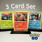 Charizard Venusaur   Blastoise - Pokemon Go Tcg Cards - Holo Rare Set - Mint