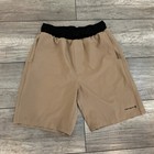 Carhartt Relaxed Fit Shorts Elastic Waist Casual Comfy Tan Size 16