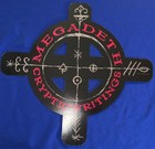 Vintage Megadeth Cryptic Writings Promo 2 Sided Mobile Poster 18  Heavy Metal