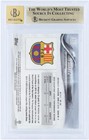 Luis Suarez Fc Barcelona Signed 2017-18 Topps Chrome Uefa Cl  62 Bas 9 5 10 Card