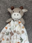 Baby Kiss White Giraffe Plush Security Blanket Baby Lovey Soother Modern Large