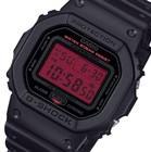 Casio G-shock Red Digital Dial Black Resin Men   s Watch Dw-5600bbr-1