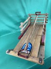 Vintage Sleigh Torpedo Wooden - Child s Snow Sled W pull Handle Nice  Display 