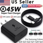 Oem Samsung 45w Usb-c Super Fast Charging Wall Charger With Type-c Cable