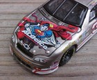 Dale Earnhardt Jr Brushed Bare Metal Superman Nascar Racing Race Stock Car 1 64