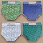Tighty Whities 4 Geocoin Set - Activated   Adoptable - Read Description