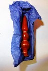 Dollhouse Artisan Blown Glass Christmas Tree Topper Red Doll House Miniature Au