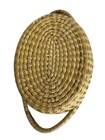 Charleston Gullah Sweetgrass Handmade  Basket W  Handles 11   x 6 