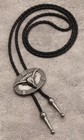 Rodeo Bolo Tie Western Cowboy Black Leather Necktie New Free Ship B3407