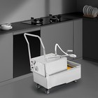 Mobile Fryer Oil Filter Commercial Cooking Oil Filtration System 55l Capacity Us