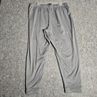 Nike Dri-fit Pants Mens Xl Gray Athletic Training Tapered Leg Zipper Bottoms