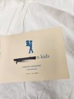Pottery Barn Kids White Twin Bed Skirt 13  Drop Cotton Swiss Dot Ribbon Nos Pink