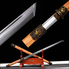 Battle Chinese Kung Fu Sword Tang Dao Sharp 1095 Carbon Steel Blade        Full Tang