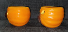 Wax Pumpkin Jack-o-lanterns Funny Face Halloween Decorations