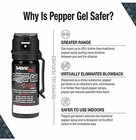 Sabre Crossfire Pepper Gel  Maximizes Target Acquisition Spray Safety Whistle