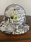 Graffiti Hipster Warrior La Crosse Hat Baseball Cap Black White Graphic Logo S m