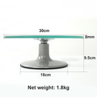12   Tempered Glass Cake Turntable Stand For Wedding Cake Decorating Rotating