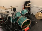 Slingerland 5-piece Turquoise Glitter Drum Set