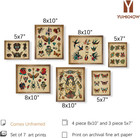Tattoo Flash Wall Art   Decor - Tattoo Shop Wall Decoration - Old School Tattoo