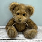 First And Main Minky Sitting Brown Teddy Bear 7  Plush Corduroy Feet Stuffed Toy