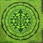 Shree Yantra Mandala  Shri Yantra Thangka Painting For Meditation And Good