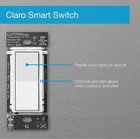 Lutron Caseta Claro Smart Switch - White  dvrf-5ns-wh-r 