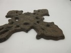 8  Cast Iron Wall Hanging Cross Decor Coated Metal Rustic Christian Excellent