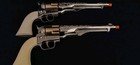 Hubley Colt 45 Cap Guns 12 Bullets Leather Cowboy Holster  Mint Condition  Look