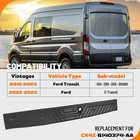 Rear Sill Plate Compatible With 2015-2023 Ford Transit E-transit 150 250 350 350