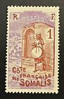 Travelstamps  1915 French Somalia Stamps Scott  80 1f Block Drummer Mint Mogh