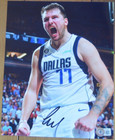 Luka Doncic Autographed Signed 8x10 Photo Beckett Loa Nba Coa Dallas Mavericks