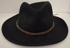 Vtg Golden Gate Hat Co  Western Fedora Hat Sz Large W  Braided Band Jaguar