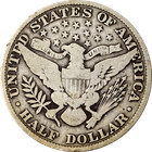 1912-p Barber Half Dollar