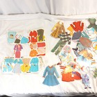 Lot Of Vintage And Old Paper Dolls Clothes Accessories Merry Mfg Lisa Rub   Stay