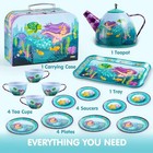 Joyin Mermaid Tea Set For Toddlers Tea Party Set For Children Kids Pretend Role
