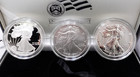 2006 U s Mint 3 American 99 9  Silver Eagle Proof Uncirc   Reverse Coins Set  2