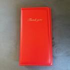Guest Check Card Holder Presenter 10 Pack Restaurant Server Bill Red Vinyl