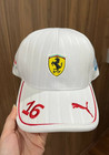 Puma Scuderia Ferrari Charles Leclerc  16 Miami Gp White Cap F1 Racing Hat New